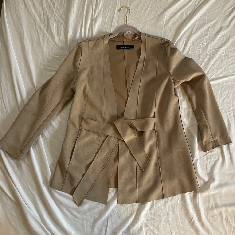ZARA Beautiful Suede Jacket - size M